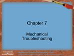 Mechanical Troubleshooting