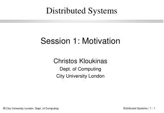 Distributed Systems