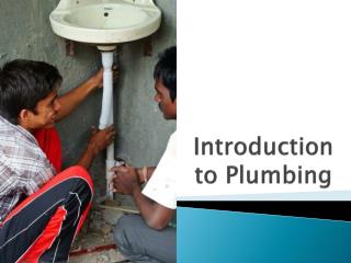 PPT - Introduction To Plumbing PowerPoint Presentation, Free Download ...