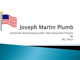 Joseph Martin Plumb