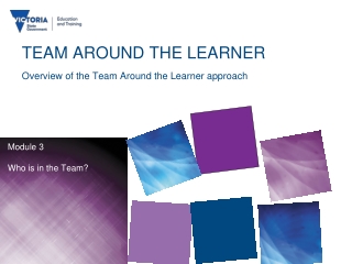 TEAM AROUND THE LEARNER Overview of the Team Around the Learner approach