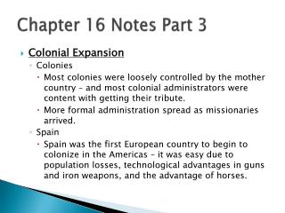 Chapter 16 Notes Part 3