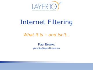 Internet Filtering