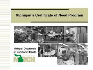 Michigan’s Certificate of Need Program