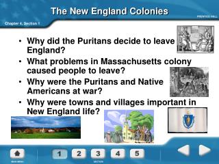 The New England Colonies