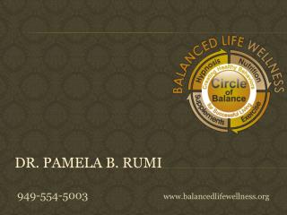 Dr. Pamela B. Rumi