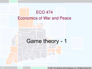 Game theory - 1