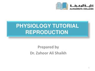 PPT - Physiology Tutorial REPRODUCTION PowerPoint Presentation, free ...