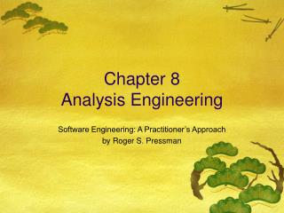 Chapter 8 Analysis Engineering