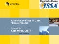 Architecture Flaws in USB Secure Media Presented By Katie Miras, CISSP