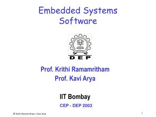 Embedded Systems  Software