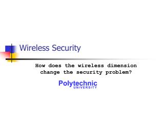 Wireless Security