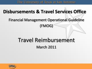 Disbursements & Travel Services Office