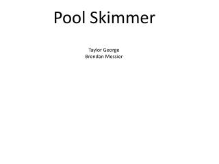 Pool Skimmer