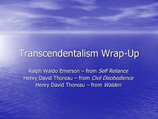 an analysis of the works of henry david thoreau and ralph waldo emerson two transcendentalists an analysis of the works of henry david thoreau and ralph waldo emerson two transcendentalists