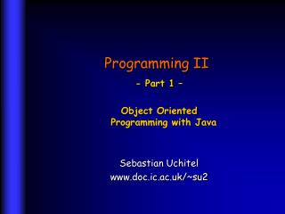 Programming II