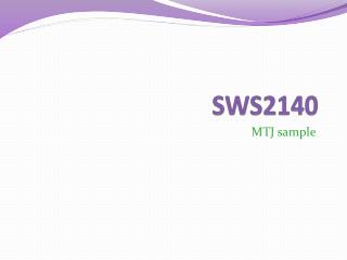SWS2140