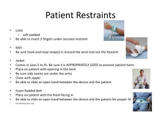 Patient Restraints