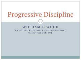 Progressive Discipline