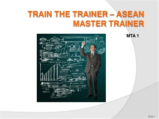 Train the Trainer – ASEAN Master trainer