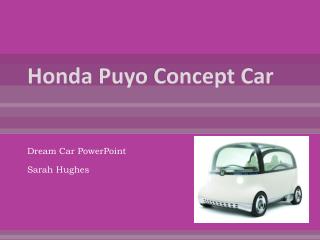 Honda Puyo Concept Car