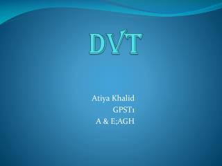 DVT