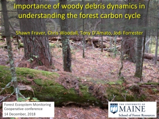 Forest Ecosystem Monitoring Cooperative conference 14 December, 2018