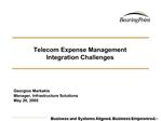 Telecom Expense Management Integration Challenges