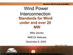 Wind Power Interconnection
