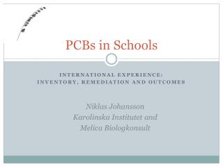 PCBs in Schools