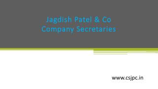 Jagdish Patel & Co Company Secretaries