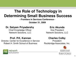 The Role of Technology in Determining Small Business Success