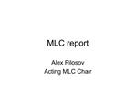 MLC report