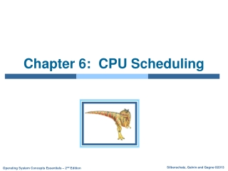 Chapter 6: CPU Scheduling