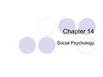 Social Psychology