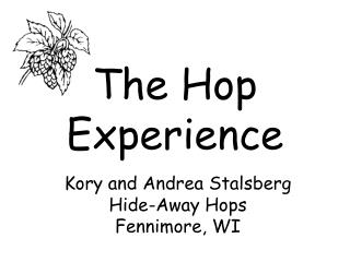 The Hop Experience