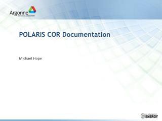 POLARIS COR Documentation