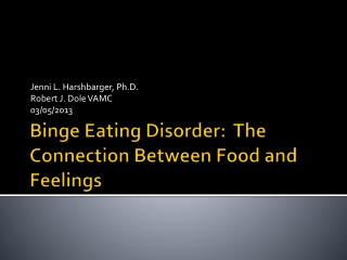 Binge Eating Disorder: The Connection Between Food and Feelings