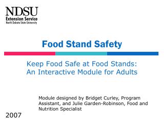 Food Stand Safety