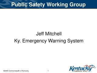 Public Safety Working Group