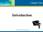 Chapter One