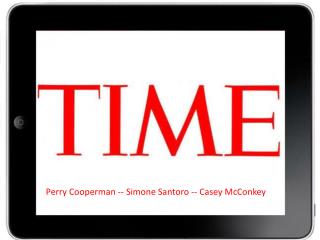 Perry Cooperman -- Simone Santoro -- Casey McConkey