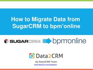 Migrate SugarCRM to bpm'online with Data2CRM