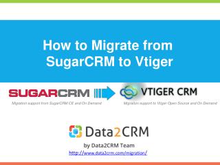 Migrate SugarCRM to Vtiger Automatedly