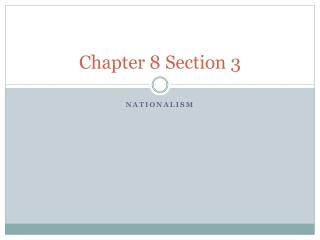 Chapter 8 Section 3