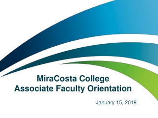 MiraCosta College Associate Faculty Orientation