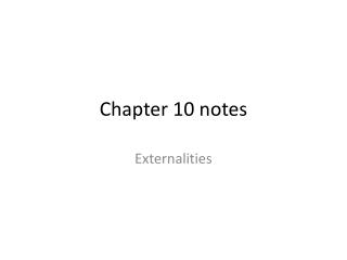 Chapter 10 notes