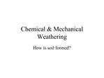 Chemical Mechanical Weathering
