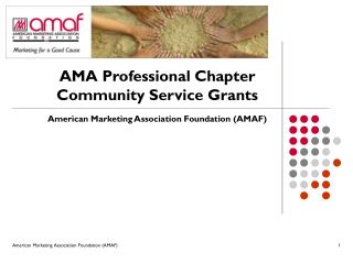 AMA Professional Chapter Community Service Grants