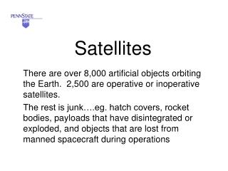 Satellites